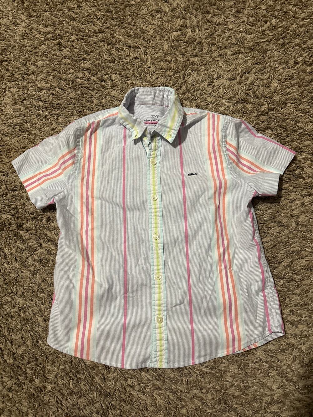 Vineyard Vines Button Down Top Shirt Striped 7